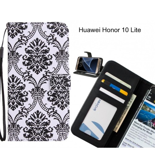 Huawei Honor 10 Lite case 3 card leather wallet case printed ID