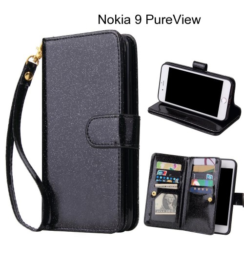 Nokia 9 PureView Case Glaring Multifunction Wallet Leather Case