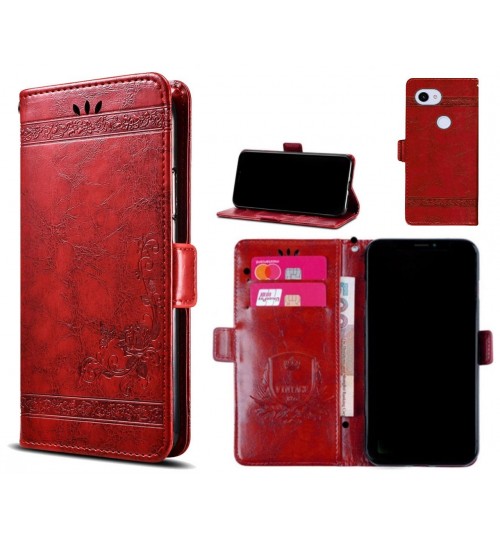 Google Pixel 3a  Case retro leather wallet case