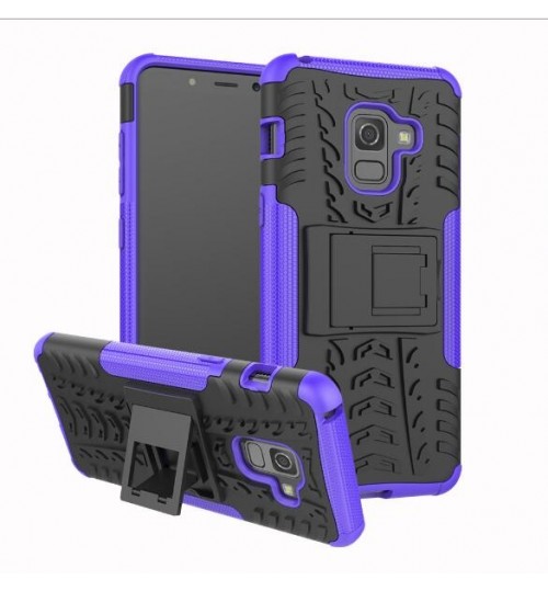 Galaxy A8 2018 Case Heavy Duty Kickstand combo