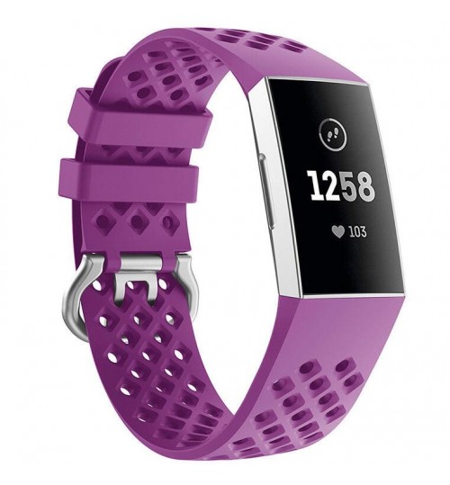 Fitbit charge 3 Silicone Watch Band Replacement Wrist Band