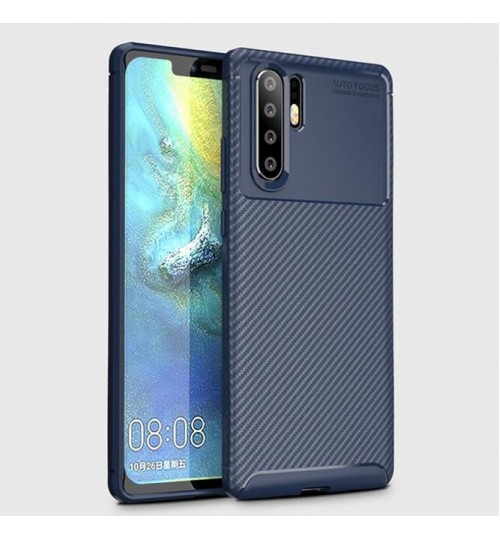 Huawei P30 PRO case impact proof rugged case with carbon fiber