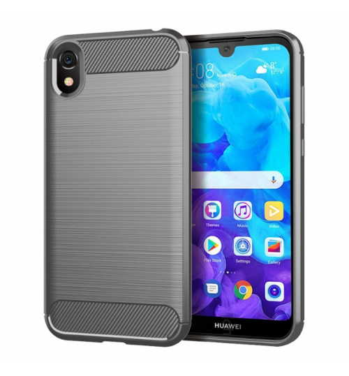 Huawei Y5 2019 Case Shockproof Carbon Fiber Case