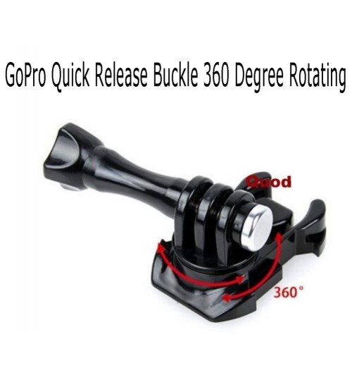 Quick Release Buckle 360 Degree Rotating compatible with GOPRO