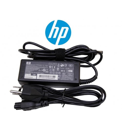 65W AC Adapter for HP Laptop 19.5V 3.33A BlueTip with Power Cord