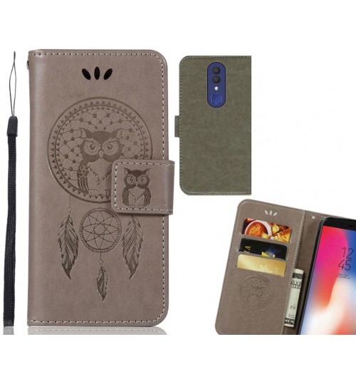 Alcatel 1x  Case Embossed leather wallet case owl
