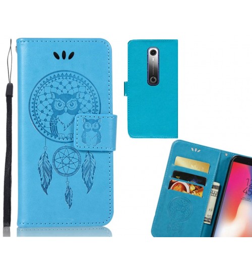 Vodafone N10  Case Embossed leather wallet case owl