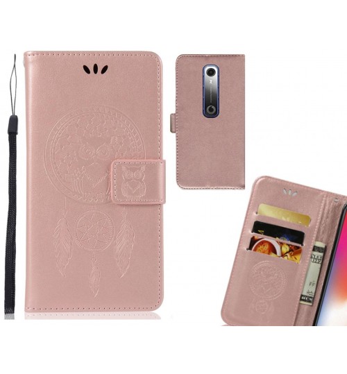 Vodafone N10  Case Embossed leather wallet case owl