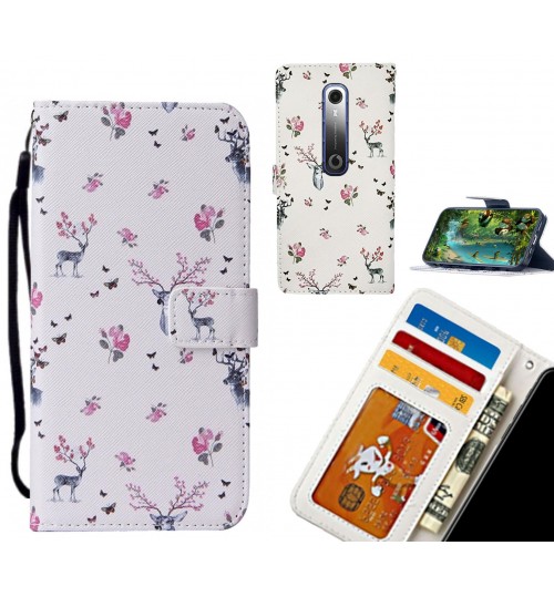 Vodafone N10 case 3 card leather wallet case printed ID