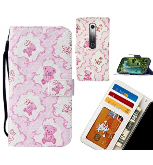 Vodafone N10 case 3 card leather wallet case printed ID