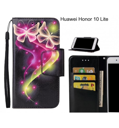 Huawei Honor 10 Lite Case wallet fine leather case printed