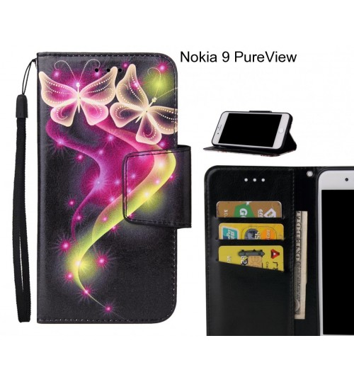 Nokia 9 PureView Case wallet fine leather case printed