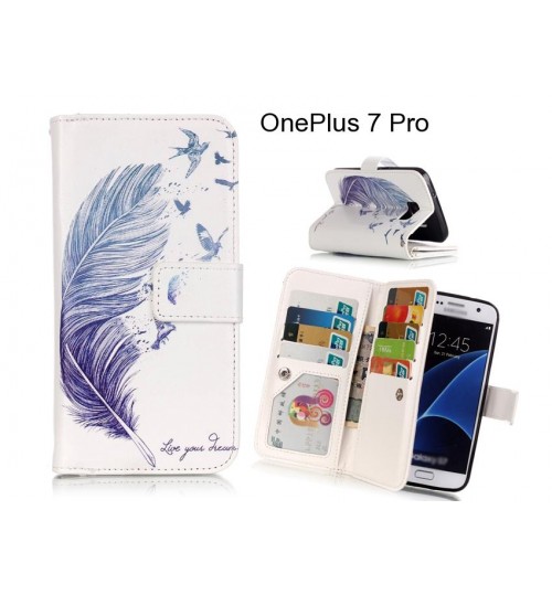 OnePlus 7 Pro case Multifunction wallet leather case