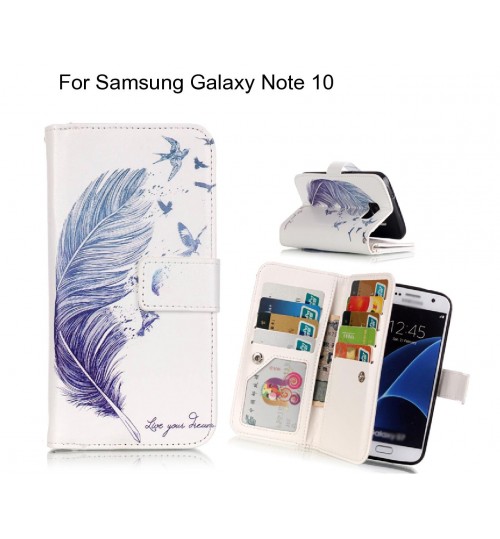 Samsung Galaxy Note 10 case Multifunction wallet leather case