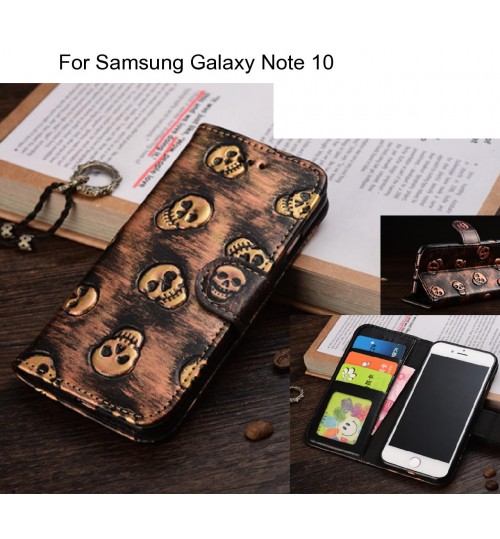 Samsung Galaxy Note 10  case Leather Wallet Case Cover