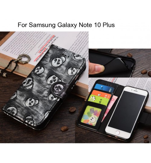 Samsung Galaxy Note 10 Plus  case Leather Wallet Case Cover