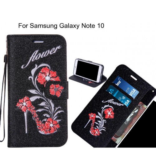Samsung Galaxy Note 10 case Fashion Beauty Leather Flip Wallet Case