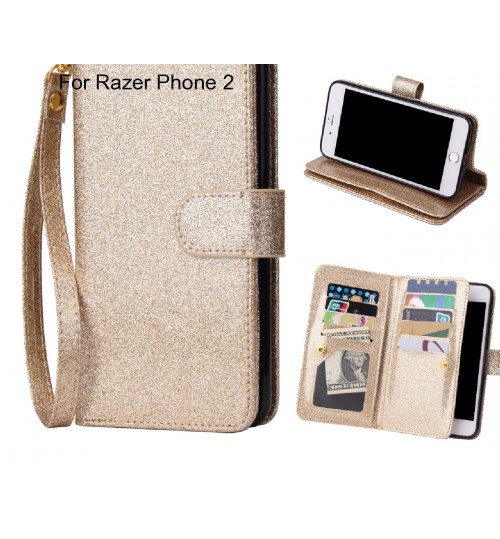Razer Phone 2 Case Glaring Multifunction Wallet Leather Case