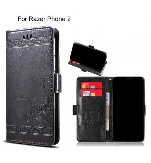 Razer Phone 2 Case retro leather wallet case