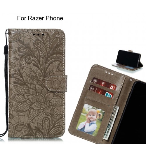 Razer Phone Case Embossed Wallet Slot Case