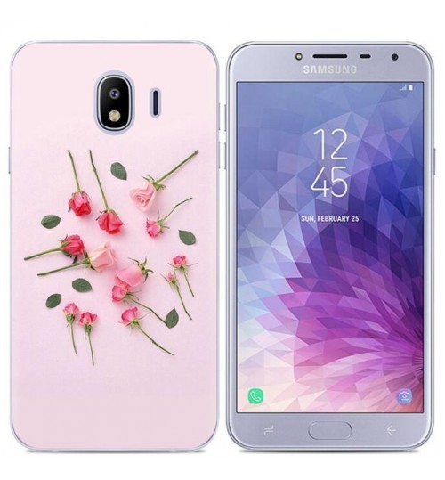 Galaxy J4 Case Printed Soft Gel TPU Case