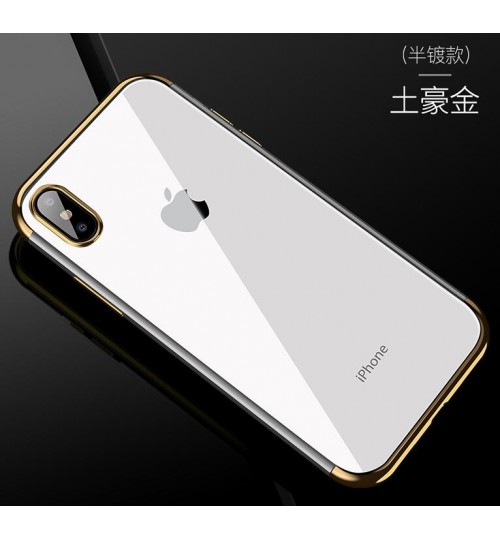 iPhone XS Max case bumper w clear gel back cover