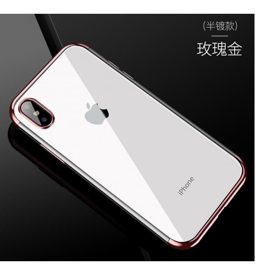 iPhone XS Max case bumper w clear gel back cover