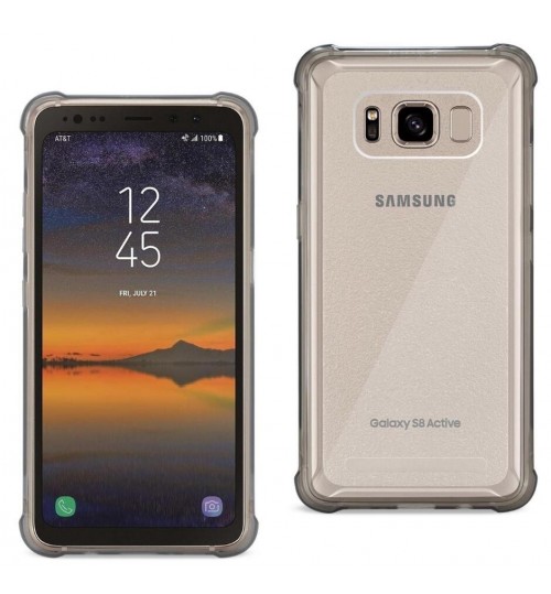 Galaxy S8 Active case bumper  clear gel back cover