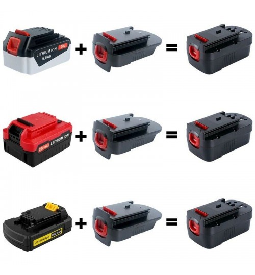 20V Battery Adapter Converter for Black Decker 18V Tools Convert
