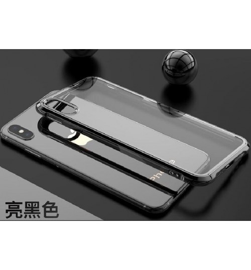 iPhone XS case bumper w clear gel back cover