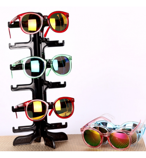 Sunglasses Holder Sunglasses Stand Rack 6 Pairs