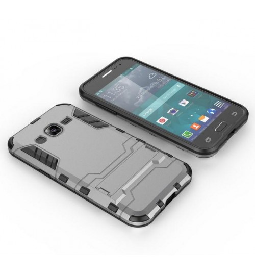 Galaxy J5 Case Heavy Duty Hybrid Kickstand