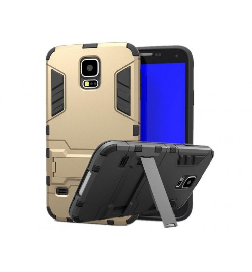 Galaxy S5 Case Heavy Duty Hybrid Kickstand Case