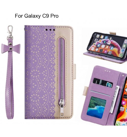 Galaxy C9 Pro Case multifunctional Wallet Case