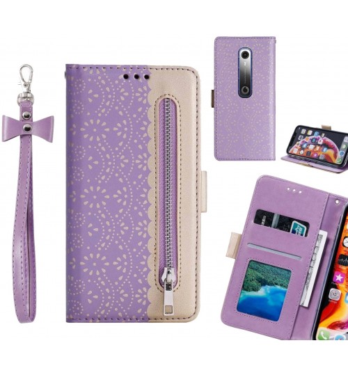 Vodafone N10 Case Multifunctional Wallet Case - Purple