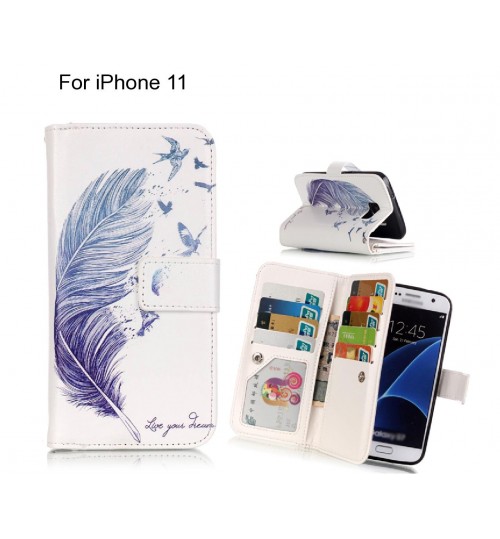 iPhone 11 case Multifunction wallet leather case