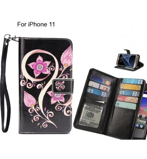 iPhone 11 case Multifunction wallet leather case