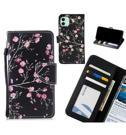 iPhone 11 case leather wallet case printed ID