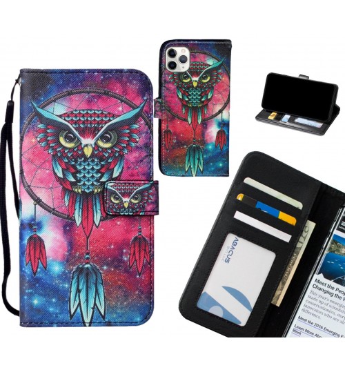 iPhone 11 Pro Max case leather wallet case printed ID