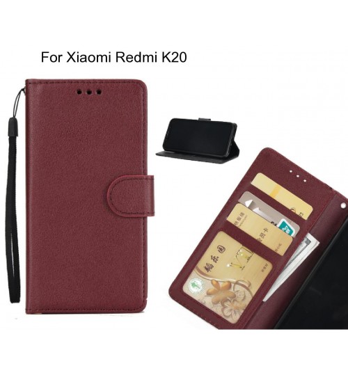 Xiaomi Redmi K20  case Silk Texture Leather Wallet Case