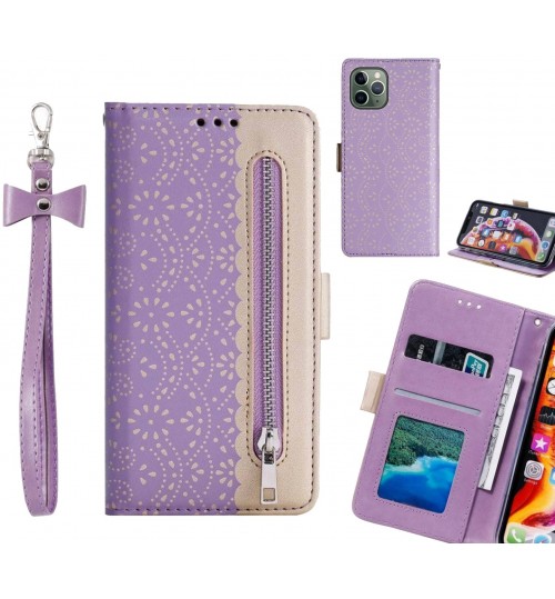 Iphone 11 Pro Case Multifunctional Wallet Case - Purple