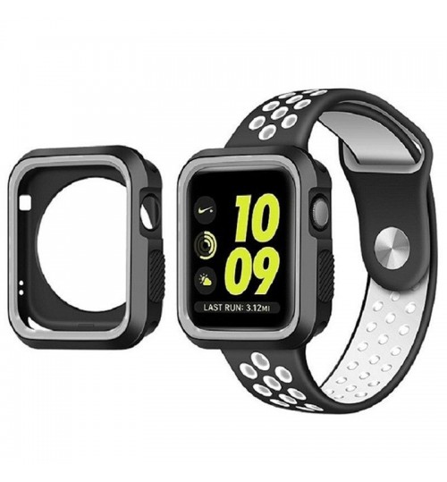 Apple watch iwatch Case Cover gen 42mm Protective Gel Silikon Bumper S3/2/1