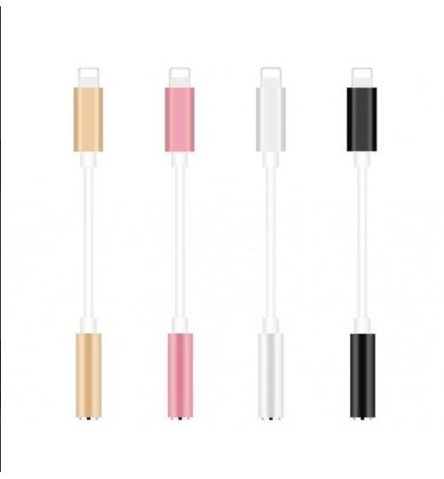 Lightning to 3.5mm Aux Earphone Headphone Cable For iPhone