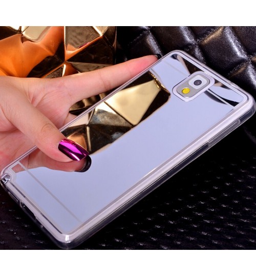 Galaxy Note 3 Soft Gel TPU Mirror back Case