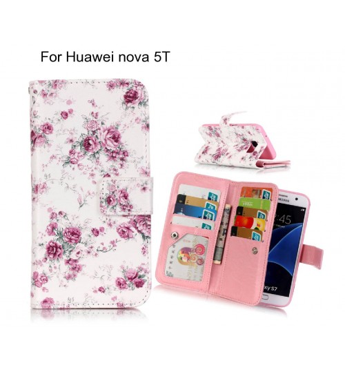 Huawei nova 5T case Multifunction wallet leather case