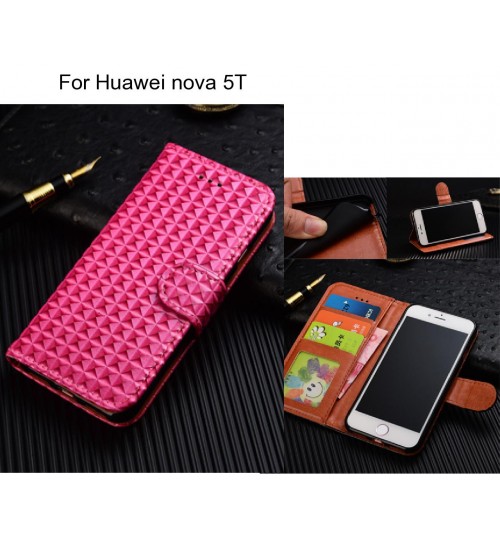 Huawei nova 5T Case Leather Wallet Case Cover