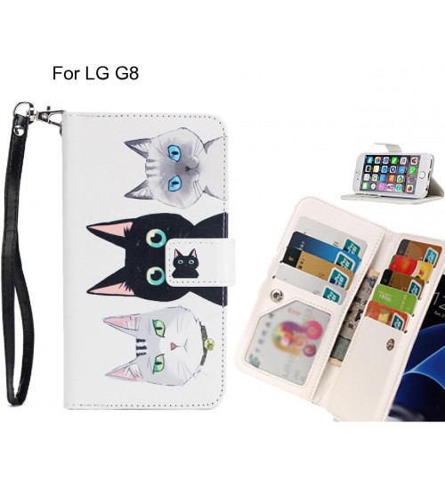 LG G8 case Multifunction wallet leather case