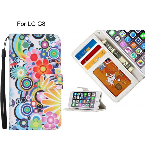 LG G8 case 3 card leather wallet case printed ID