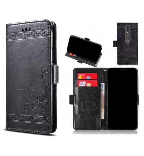 Vodafone V10 Case retro leather wallet case