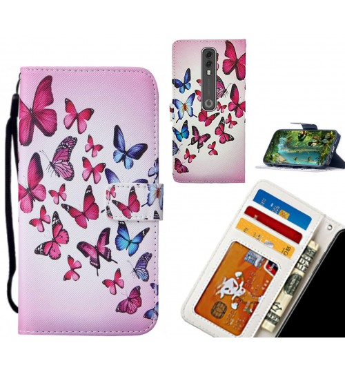 Vodafone V10 case leather wallet case printed ID